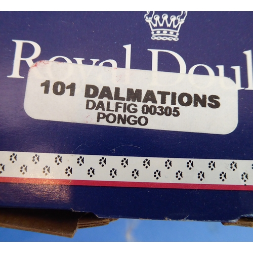 44 - Thirteen boxed Royal Doulton '101 Dalmatians' figures and one limited edition (237 of 2,000) 'Snowma... 