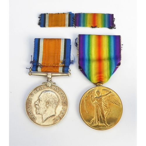 171 - The Victory and War Medals to 2353 PTE. R.B. WILSON - L'POOL R. 
 Together with a 1916 linen-backed ... 