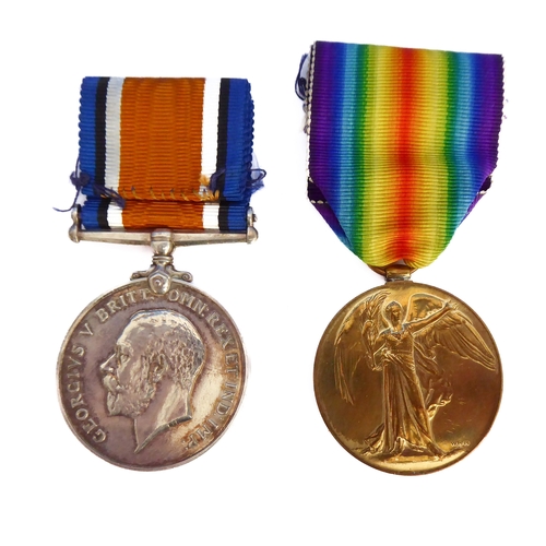 171 - The Victory and War Medals to 2353 PTE. R.B. WILSON - L'POOL R. 
 Together with a 1916 linen-backed ... 