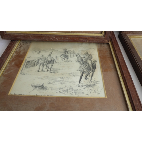 230 - REGINALD CLEAVER (1870-1954) - a set of eight late 19th century and later prints in oak frames:

 Te... 