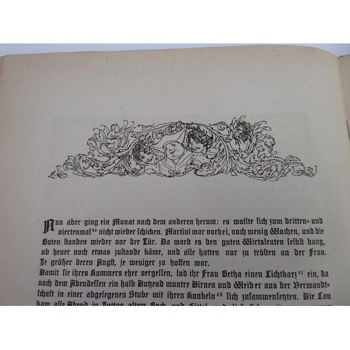 245 - 'Die Historie von der schönen Lau' - Eduard Mörike (Artur Wolf Delag 1919), pp 45 in Fraktur print, ... 