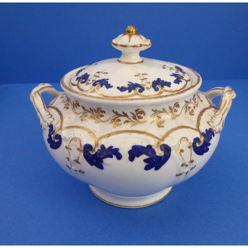 30 - A large section of mostly 19th century blue-and-white ceramics