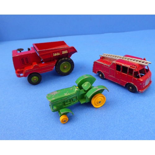 412 - Over 70 die-cast models, Mostly play-worn 1970s and to include:
 a Britains three-guard set (boxed);... 