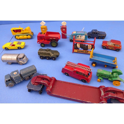 412 - Over 70 die-cast models, Mostly play-worn 1970s and to include:
 a Britains three-guard set (boxed);... 