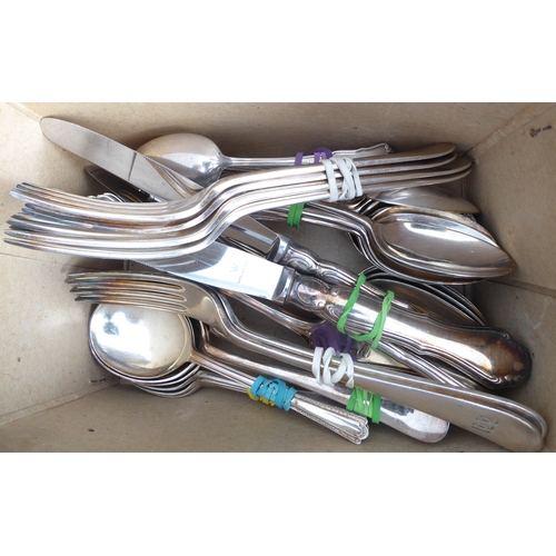 106 - A varied selection of mostly early 20th century silver-plated cutlery and flatware