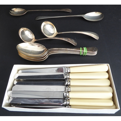 106 - A varied selection of mostly early 20th century silver-plated cutlery and flatware