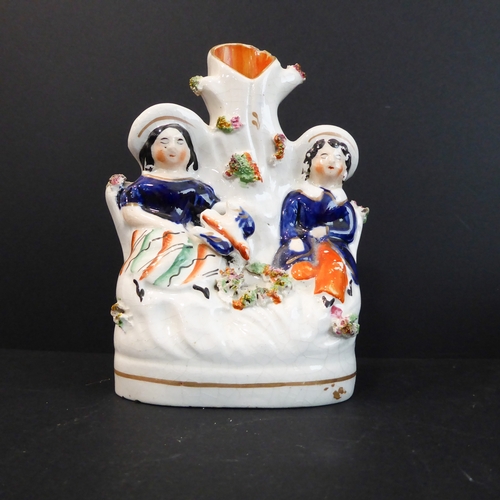 18 - An interesting selection of ceramics to include a pair of 19th century Royal Worcester comports reta... 