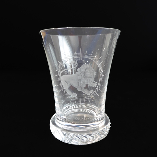 54 - An assortment of 24 quality drinking glasses to include cut and etched glass, short sets and singles... 