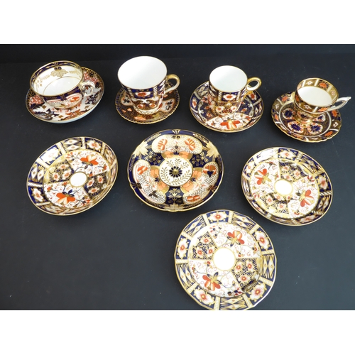 6 - A good selection of Royal Crown Derby ceramics hand-gilded and decorated in the Imari palette to inc... 