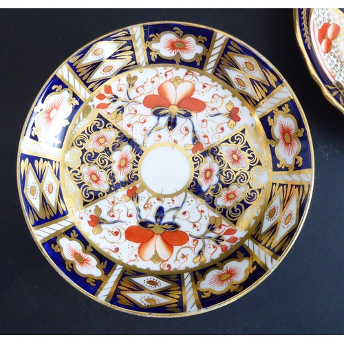 6 - A good selection of Royal Crown Derby ceramics hand-gilded and decorated in the Imari palette to inc... 