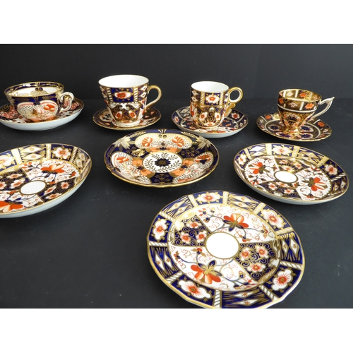 6 - A good selection of Royal Crown Derby ceramics hand-gilded and decorated in the Imari palette to inc... 