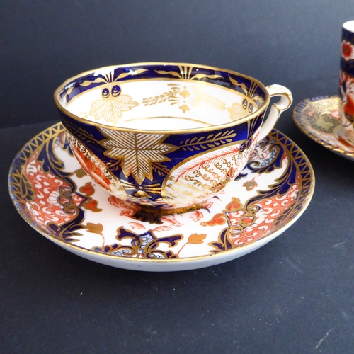 6 - A good selection of Royal Crown Derby ceramics hand-gilded and decorated in the Imari palette to inc... 