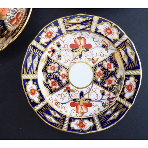 6 - A good selection of Royal Crown Derby ceramics hand-gilded and decorated in the Imari palette to inc... 