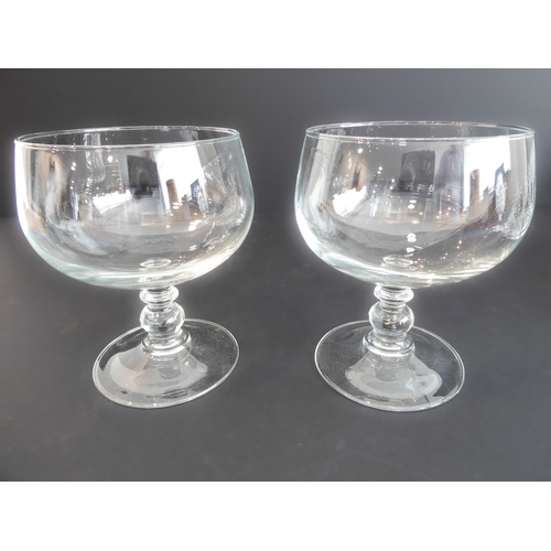 61 - A good selection of quality dessert glassware comprising:
 3 Waterford crystal stemmed bowls (16 cm ... 