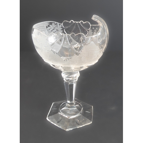 61 - A good selection of quality dessert glassware comprising:
 3 Waterford crystal stemmed bowls (16 cm ... 