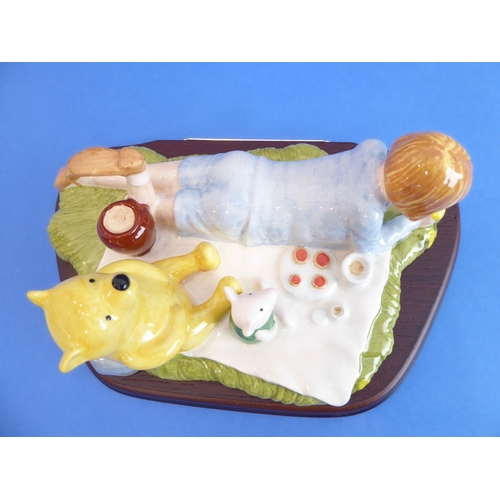 10A - Various ceramics and sculpture to include:
 Royal Doulton - Winnie-the-Pooh Collection - 'Summer's D... 