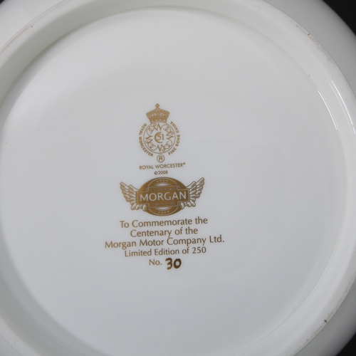 41 - A limited edition (30 of 250) Royal Worcester Elgar bowl, produced for the 2009 centenary of the Mor... 