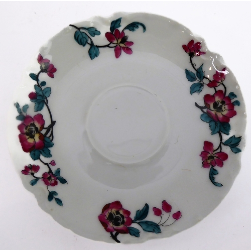 13 - A Haviland (France) Limoges fine porcelain coffee service comprising coffee pot of waisted reeded fo... 