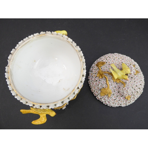 25 - A group of four comprising:
 a pair of early 19th century urn-style vases hand-gilded and decorated ... 