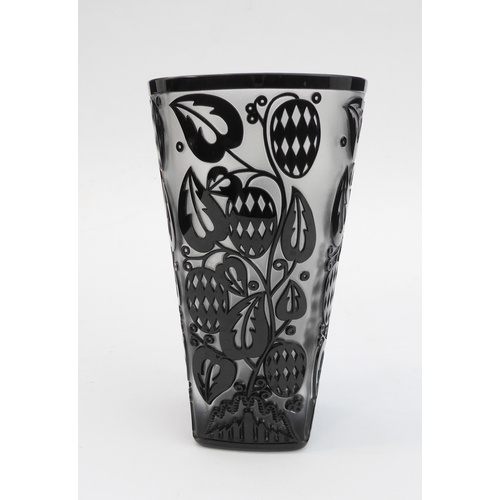 25 - A group of four comprising:
 a pair of early 19th century urn-style vases hand-gilded and decorated ... 