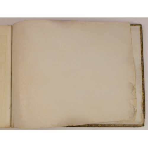 398 - A fascinating late 19th century Japanese folio of high-definition colour plates depicting figures, s... 