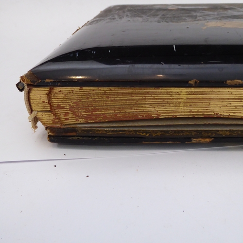 398 - A fascinating late 19th century Japanese folio of high-definition colour plates depicting figures, s... 