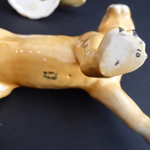 40 - A Beswick group of four: Atlantic Salmon (1233), Trout (1246) (both with printed and impressed marks... 