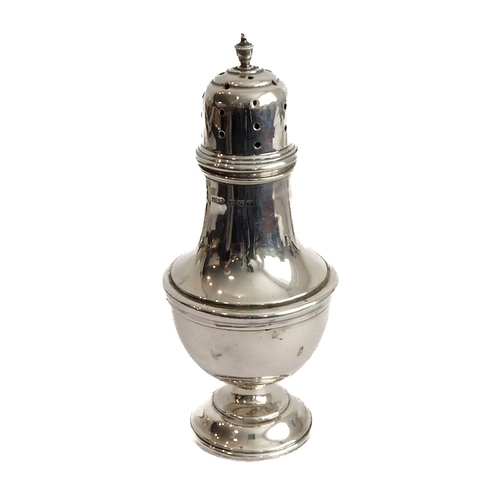 210 - A selection of silver and silver-plate to include a hallmarked-silver caster, a pair of dwarf silver... 