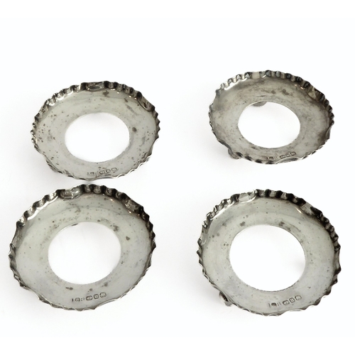 210 - A selection of silver and silver-plate to include a hallmarked-silver caster, a pair of dwarf silver... 