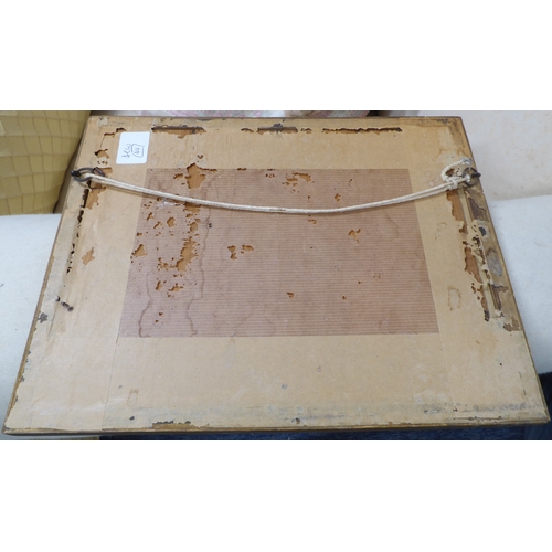 483 - Style of CHARLES BENTLEY - Fishing boats in a swell, watercolour (6¼ x 9¼in; 15.5 x 23.5cm). Acidic ... 