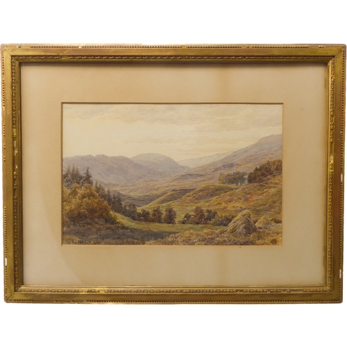 486 - 19th century English School - 'Up the Fender', watercolour, monogrammed HG lower right, signed, insc... 