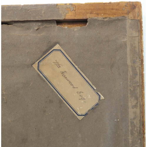 486 - 19th century English School - 'Up the Fender', watercolour, monogrammed HG lower right, signed, insc... 