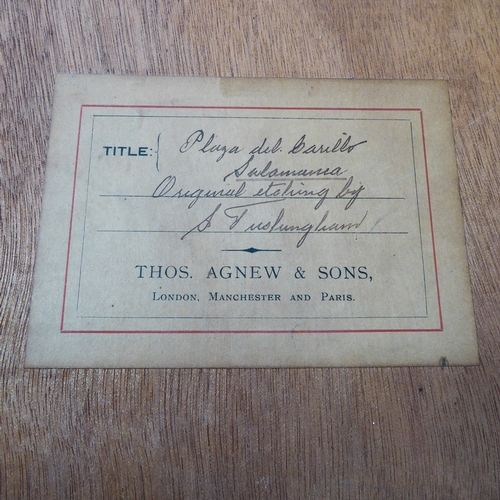 494 - DENNIS PAGE (b. 1926) - a wash study, 'The Radcliffe Camera, Oxford with Brasenose College', signed ... 