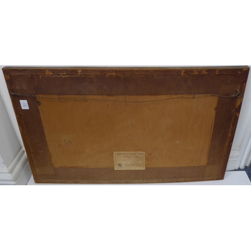 503 - GREGORY ROBINSON (British 1876-1967) - A three-masted barque being towed to shore by moonlight, wate... 