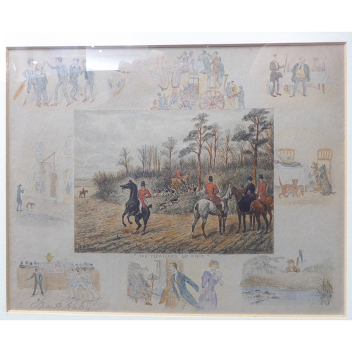 508 - After FRANK PATON - 'Ordeal by Fire' and 'The Pleasure of Hope', two hand-cut engravings, both signe... 