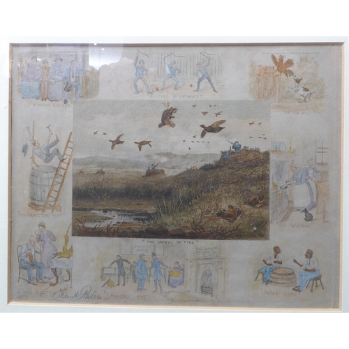 508 - After FRANK PATON - 'Ordeal by Fire' and 'The Pleasure of Hope', two hand-cut engravings, both signe... 