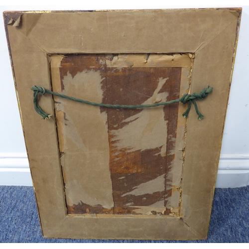 491 - A late 19th / early 20th century continental watercolour study of houses and buildings before water ... 