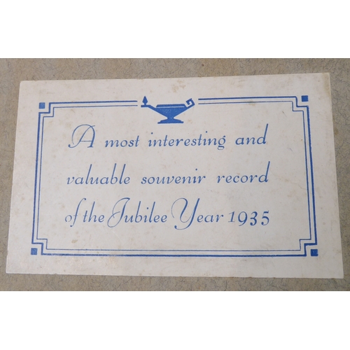 180 - An original cased and boxed set of six hallmarked-silver teaspoons made to commemorate the Silver Ju... 