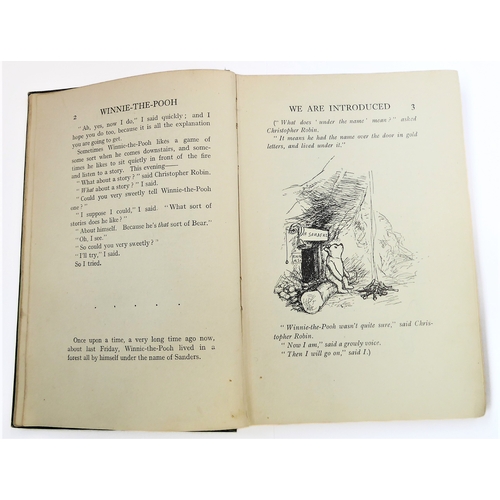 368 - A A Milne. Winnie the Pooh 1926 second edition with illustrations by Ernest H Shepard