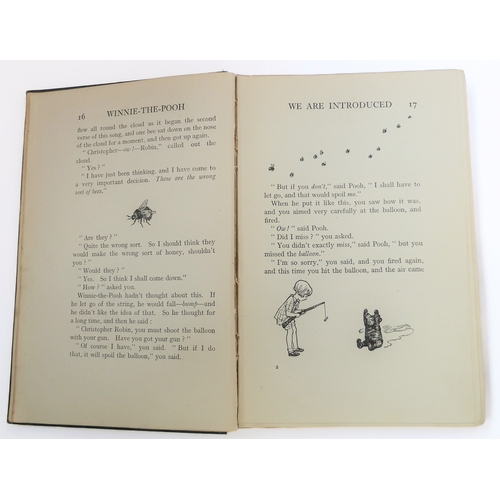 368 - A A Milne. Winnie the Pooh 1926 second edition with illustrations by Ernest H Shepard