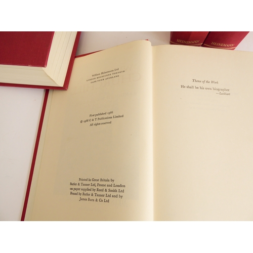 383 - Randolph S. Churchill and Martin Gilbert - 'Winston S. Churchill' (Volumes I - IV, Heinemann 1966 -1... 