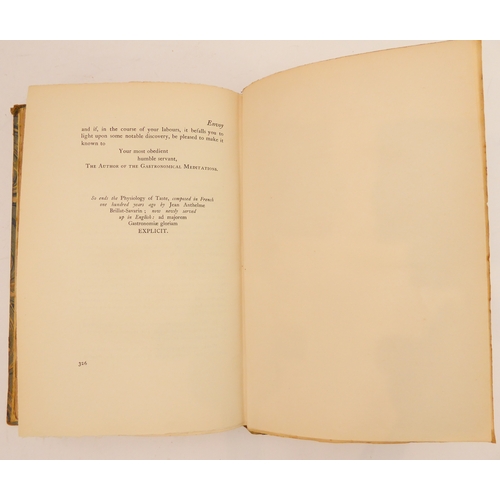 364 - 'The Physiology of Taste or Meditations on Transcendental Gastronomy' - Jean Anthelme Brillat-Savari... 