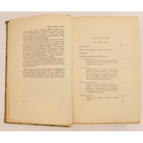 364 - 'The Physiology of Taste or Meditations on Transcendental Gastronomy' - Jean Anthelme Brillat-Savari... 