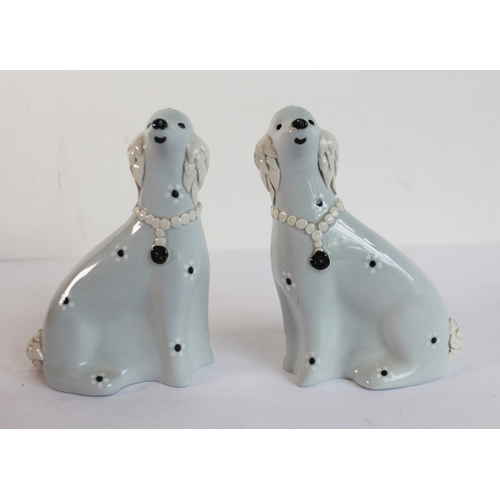 40 - Decorative ceramics to include:
 a set of four Capo di Monte porcelain cherubic-style figures allego... 