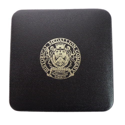 75 - A 1973 .794 silver-gilt Corporation of London 'London Bridge Medal': limited edition 794 of 2,250, i... 