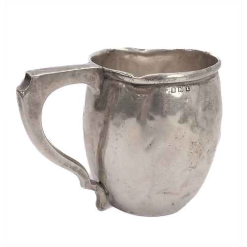 77 - A mixed lot of four:
 1. an early 20th century Gorham & Co. silver tankard engraved 'Wilhelmine 1931... 