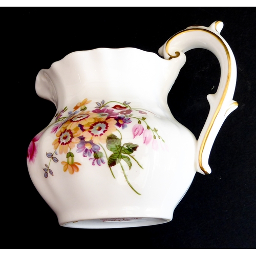 28 - A Royal Crown Derby 'Derby Posies' six-place service comprising tea and coffee cups and saucers, sid... 