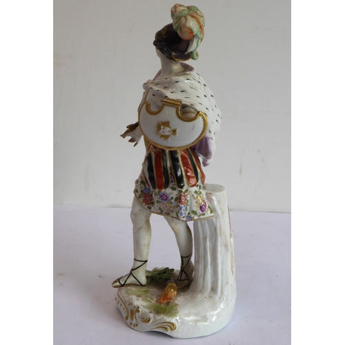 3 - A set of four well-modelled hand-decorated 19th century porcelain figures allegorical of the Seasons... 