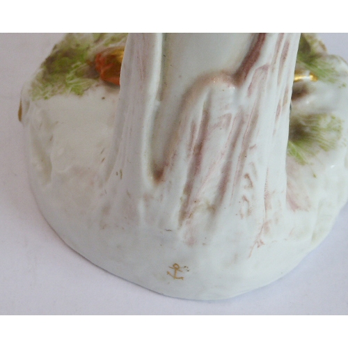 3 - A set of four well-modelled hand-decorated 19th century porcelain figures allegorical of the Seasons... 