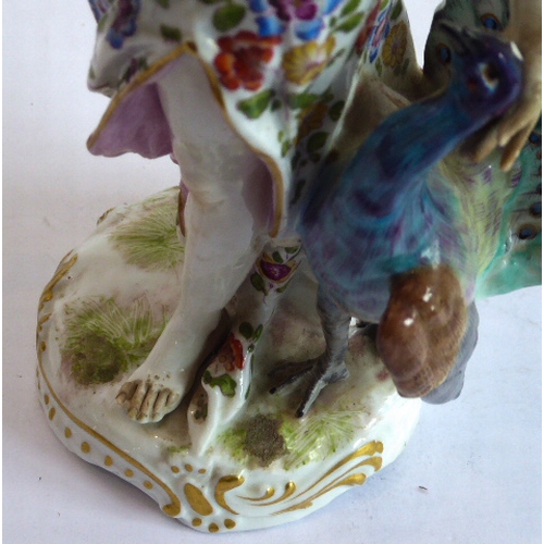 3 - A set of four well-modelled hand-decorated 19th century porcelain figures allegorical of the Seasons... 